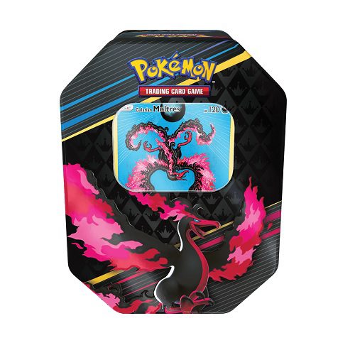 Crown Zenith Galarian Moltres Tin